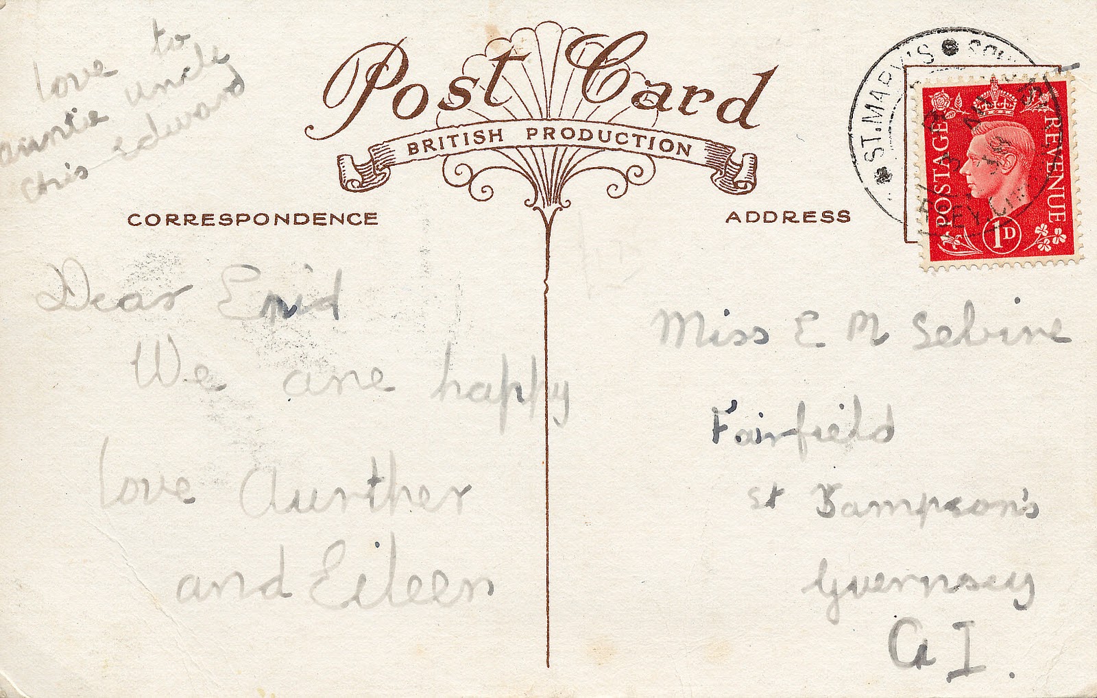 Les Iles Anglo-Normandes The Channel Islands: ST. MARY'S