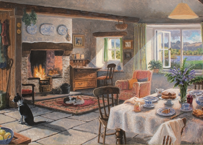 Stephen Darbishire 1940 | British Interiors and Landscape painter Stephen Darbishire 1940 | British Interiors and Landscape painter