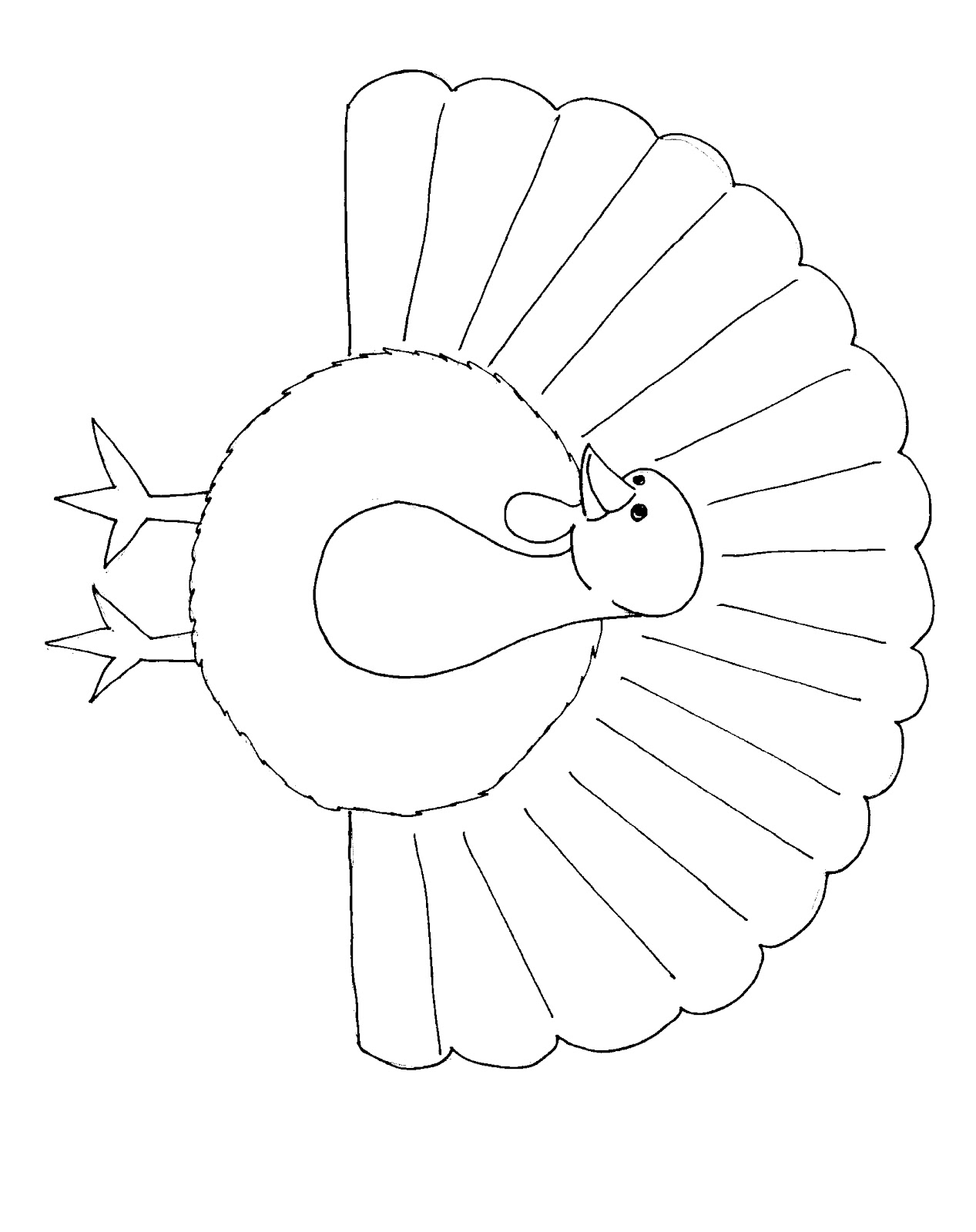 kaboose coloring pages thanksgiving turkey - photo #23