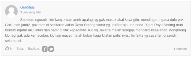 Komentar - Komentar Favorit, Gara-Gara Usul Denda Tilang Diganti Cabut Listrik dan Air