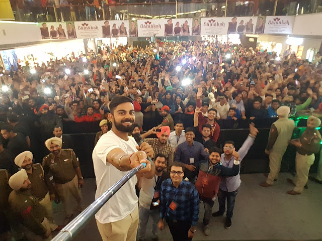 Cricket Icon Virat Kohli visits Smaaash, Ludhiana Cricket Icon Virat Kohli visits Smaaash, Ludhiana