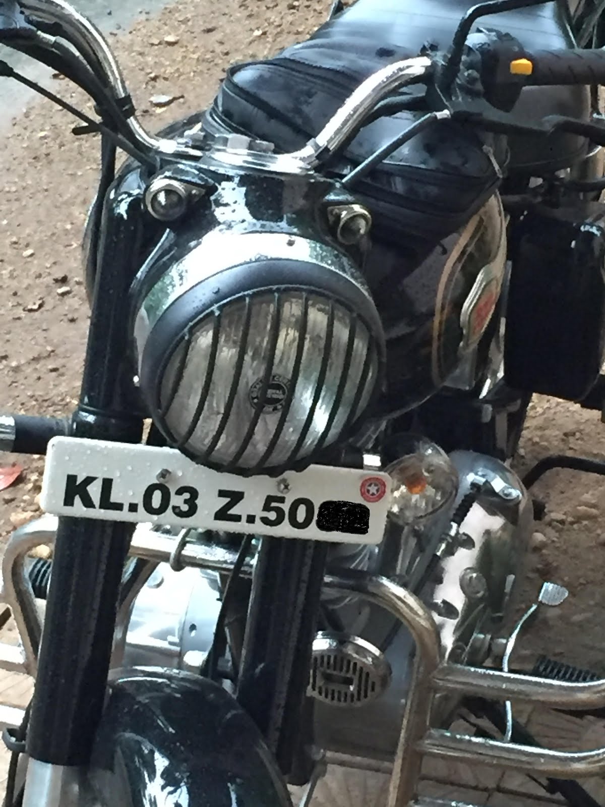 Royal enfield standard 350 headlight grill