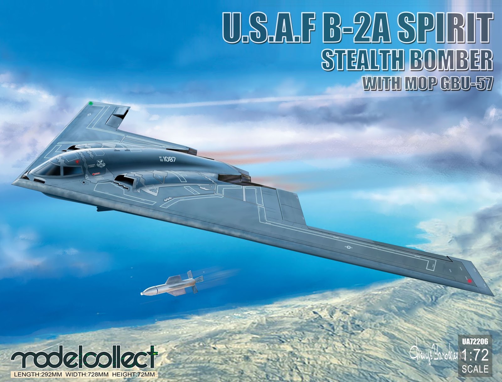 Nov: USAF B-2A Spirit Stealth Bomber c/ Mop GBU-57 Modelcollect%2BUSAF%2BB-2a%2Bspirit%2Bstealth%2Bbomber%2Bwith%2Bmop%2Bgbu-57%2B%25281%2529