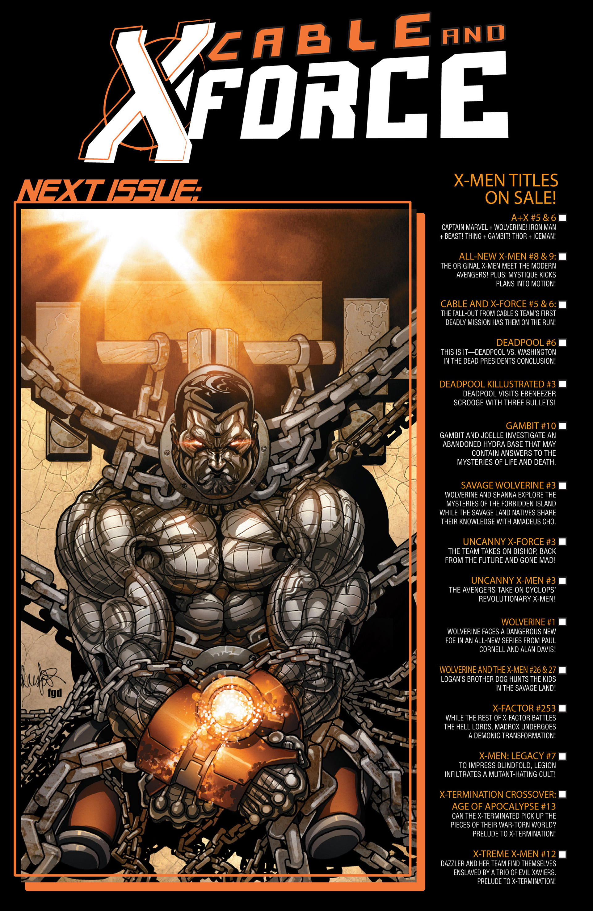 Read online Cable And X-Force comic -  Issue #5 - 23