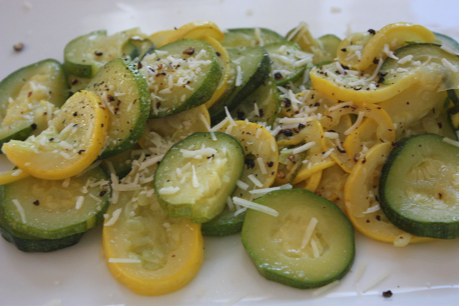 cooking with crystal: Parmesan Summer Squash