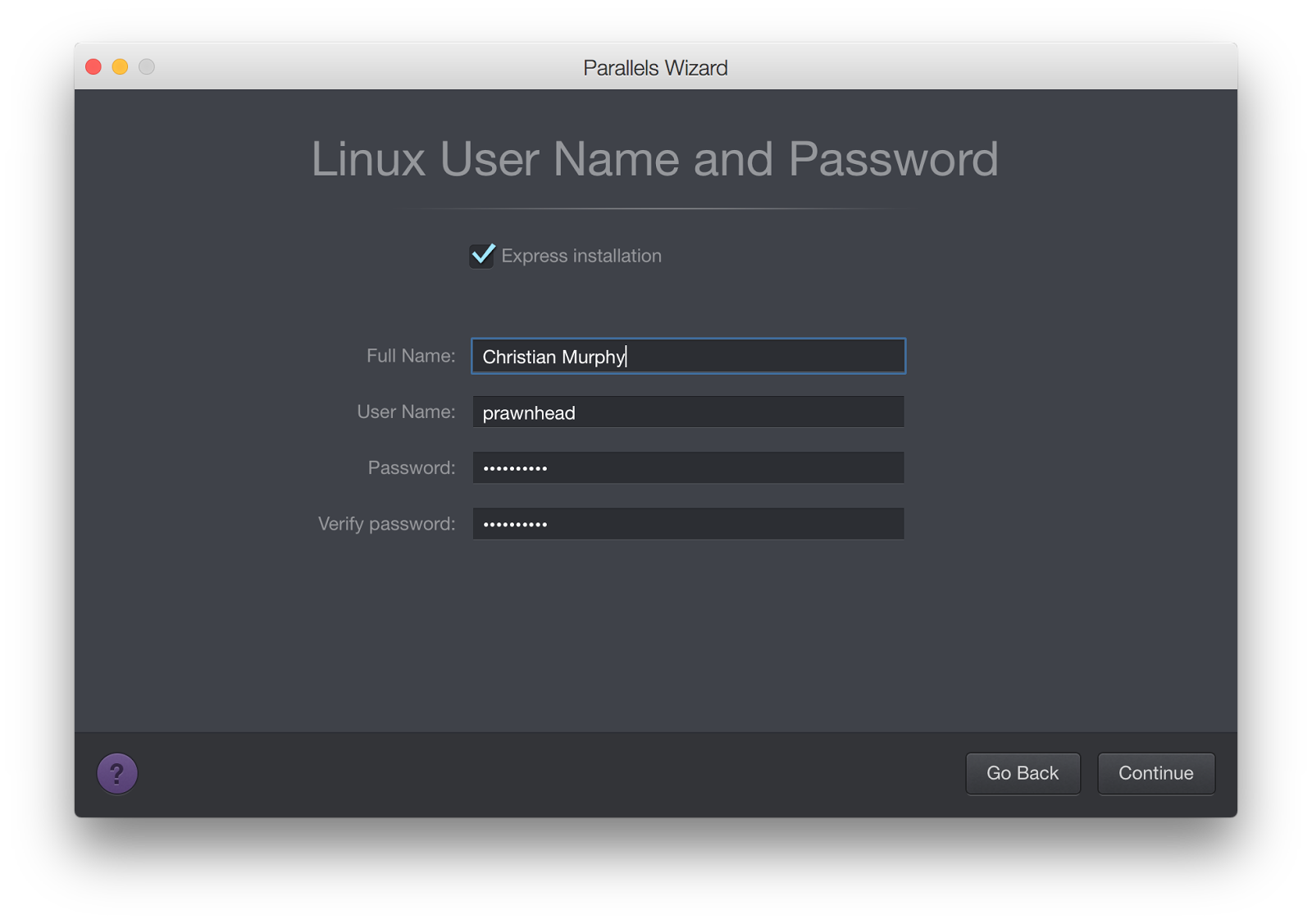 Linux Virtual Machine