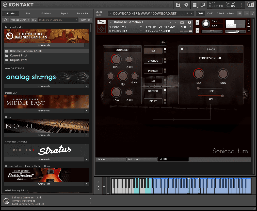 Discovery Series Balinese Gamelan KONTAKT Free download