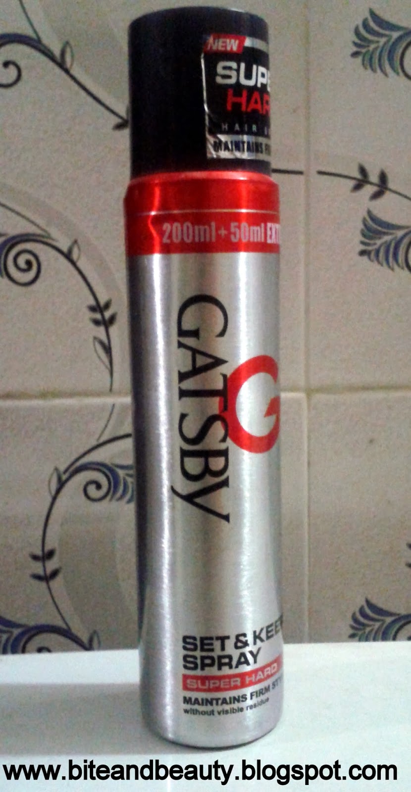 BITE AND BEAUTY GATSBY SUPER HARD SET & KEEP HAIR SPRAY REVIEW