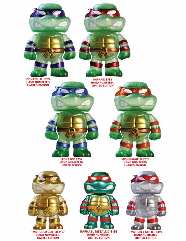 Teenage Mutant Ninja Turtles Hikari Japanese Vinyl Figures by Funko - Leonardo, Donatello, Raphael & Michelangelo