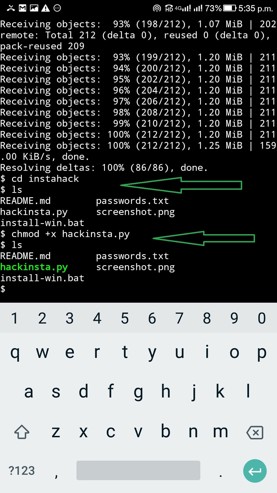 Instahack Instagram bruteforce tool In Termux Hack Mod Game Free
