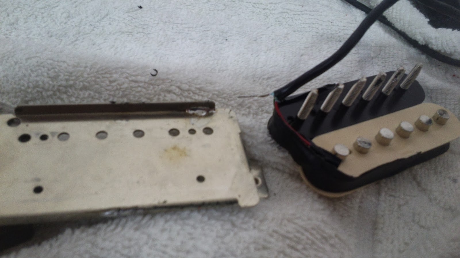 Hermetico Guitar Guitars swapping and wax potting a pickup