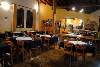 Restaurante do hotel Catavento em Cristalina