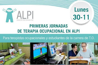 Primera Jornada de terapia ocupacional en ALPI