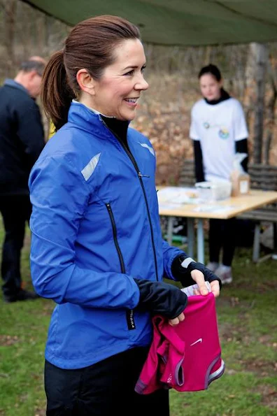 Crown Princess Mary attended 'Find Your Way Day' in Rude Forrest with  their children Prince Christian and Princess İsabella.