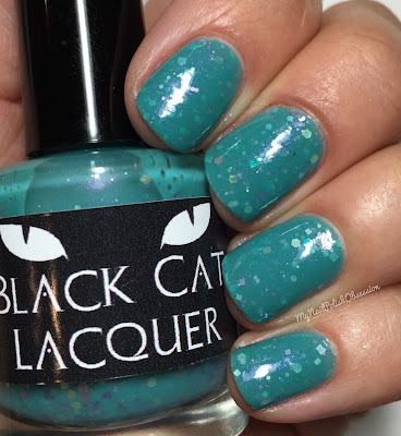 A Box Indied March 2016, Spring Theory; Black Cat Lacquer Eggcellent