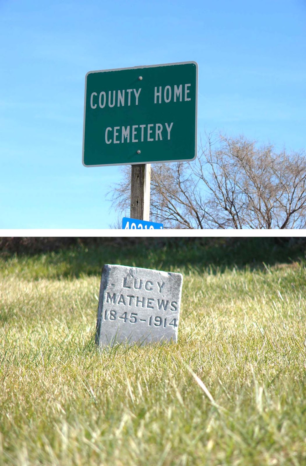 Lucas County Iowa Cemeteries County Home Pioneer Cemetery