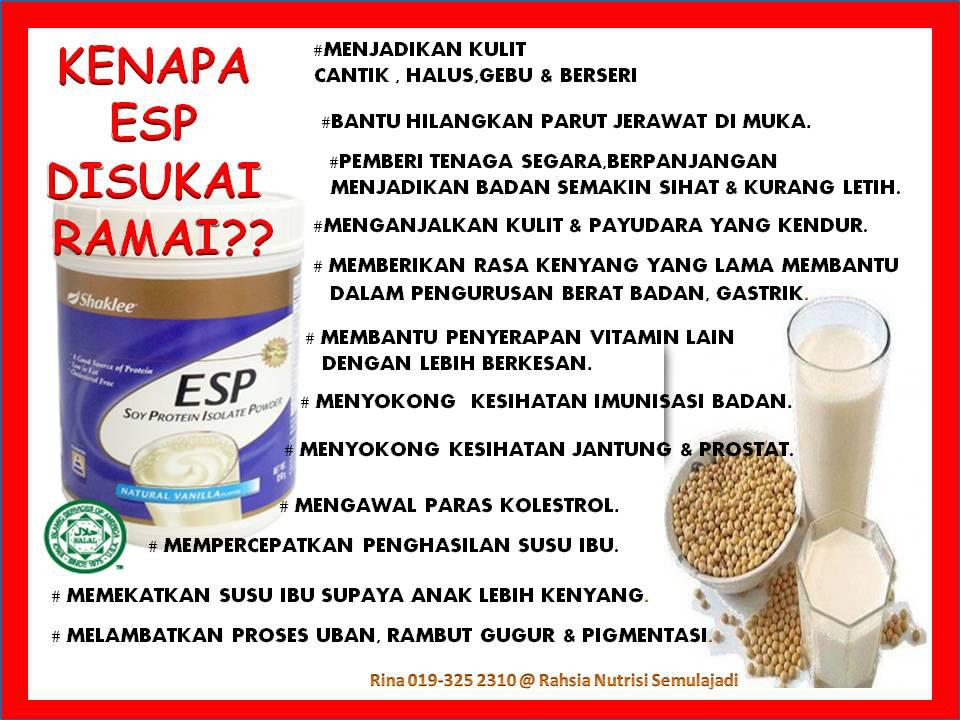 Rahsia Nutrisi Semulajadi Faedah & Kebaikan Energizing Soy Protein Shaklee