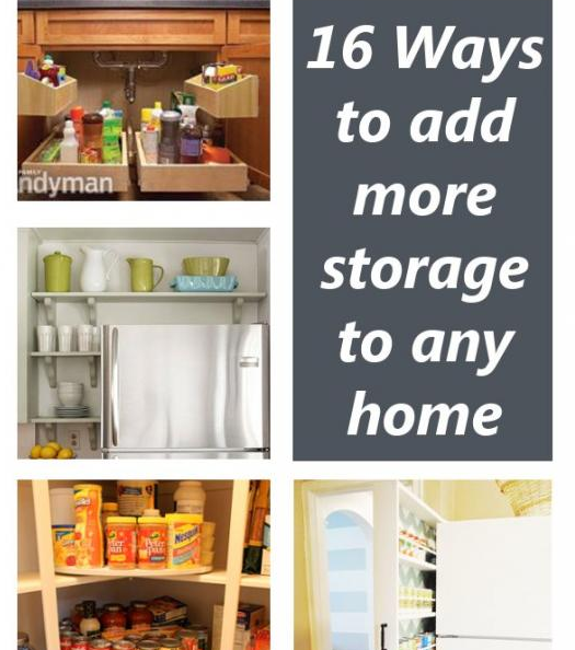 DIY Home Sweet Home: 16 ways to add more storage to any home