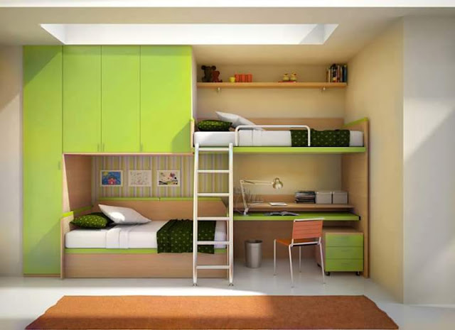 صور وتصميمات لغرف نوم أطفال مودرن 2015 modern children bed rooms
