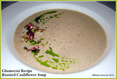 Glamorosi Recipe: Roasted Cauliflower Soup