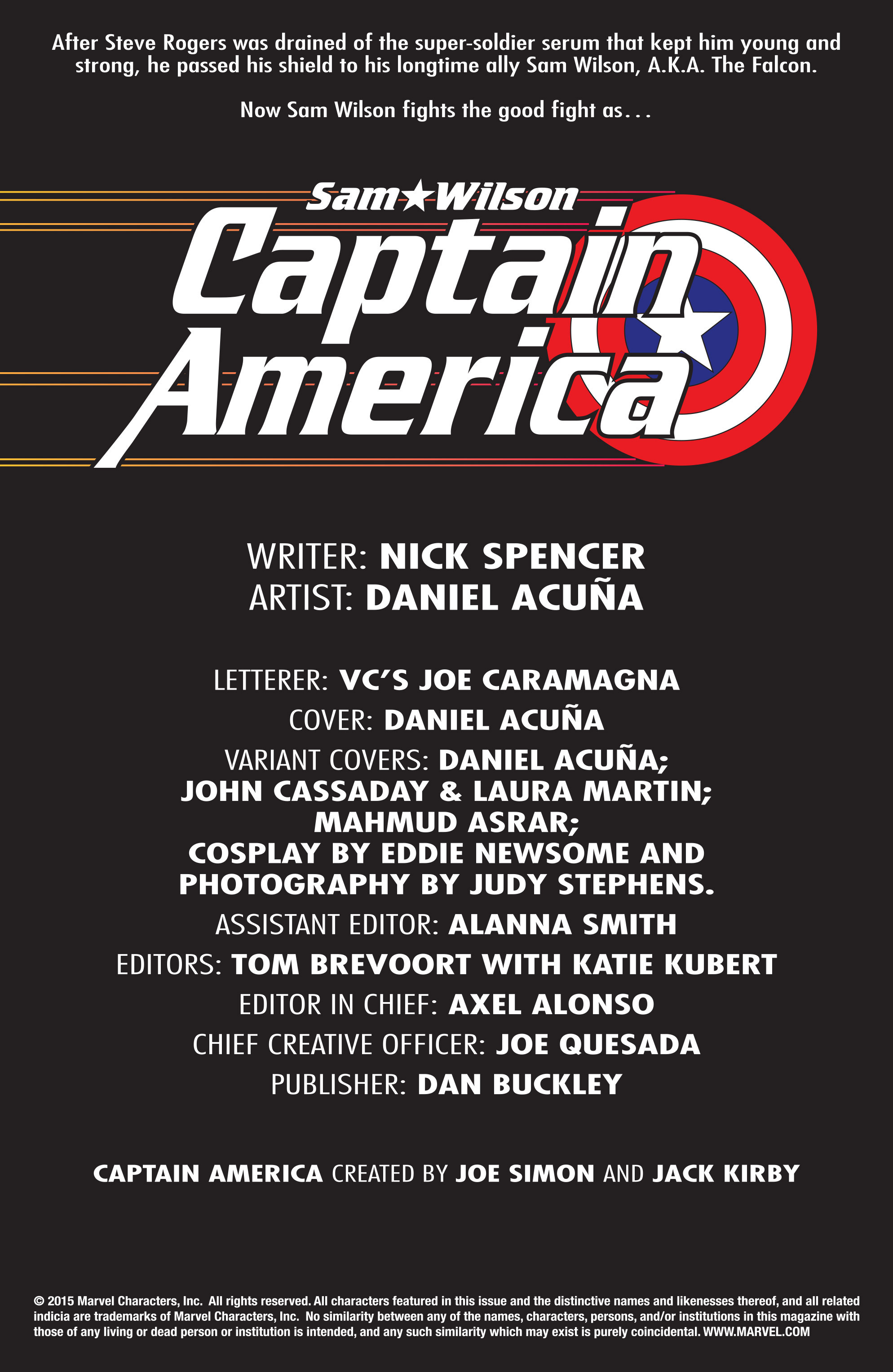 Read online Captain America: Sam Wilson comic -  Issue #1 - 2