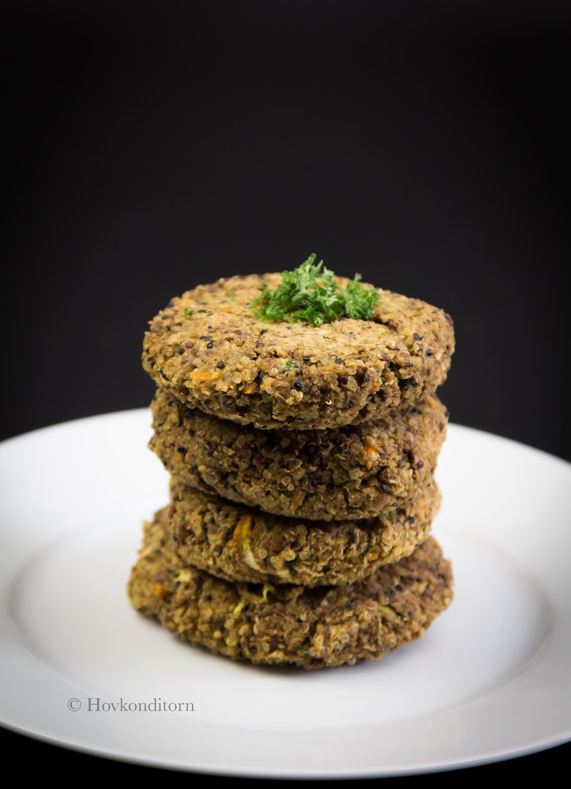 Quinoa Lentil Burgers