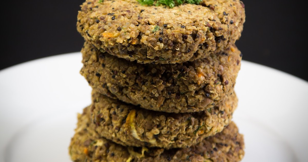 Quinoa Lentil Burgers