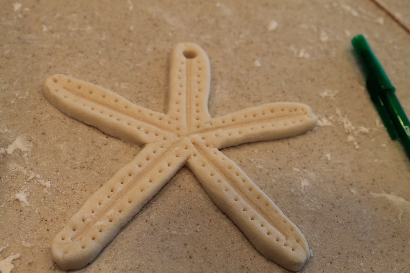 Desperate Craftwives Salt Dough Starfish Garland