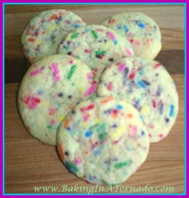Confetti Slice and Bake Cookies | www.BakingInATornado.com | #recipe