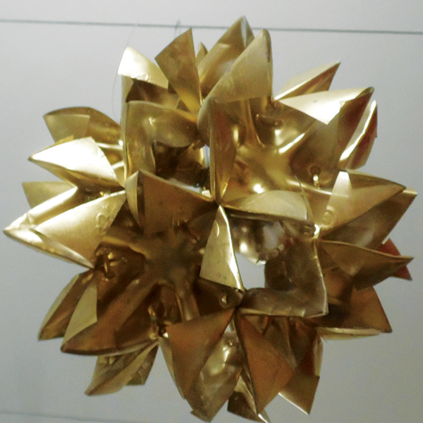 Pendente Decorativo Star Grande 2 L - Dourado ou Prata (N0092)