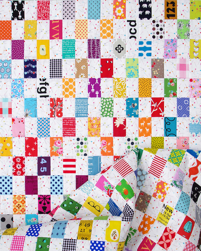 Red Pepper Quilts Rectangle Checkerboard Quilt A Finished Quilt