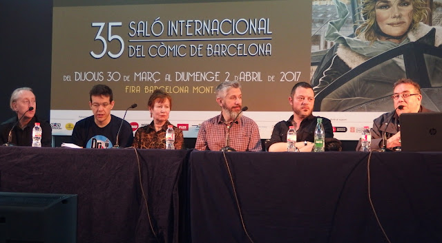 "Novelas gráficas a cuatro manos", crónica de la conferencia en el Salón del Cómic de Barcelona