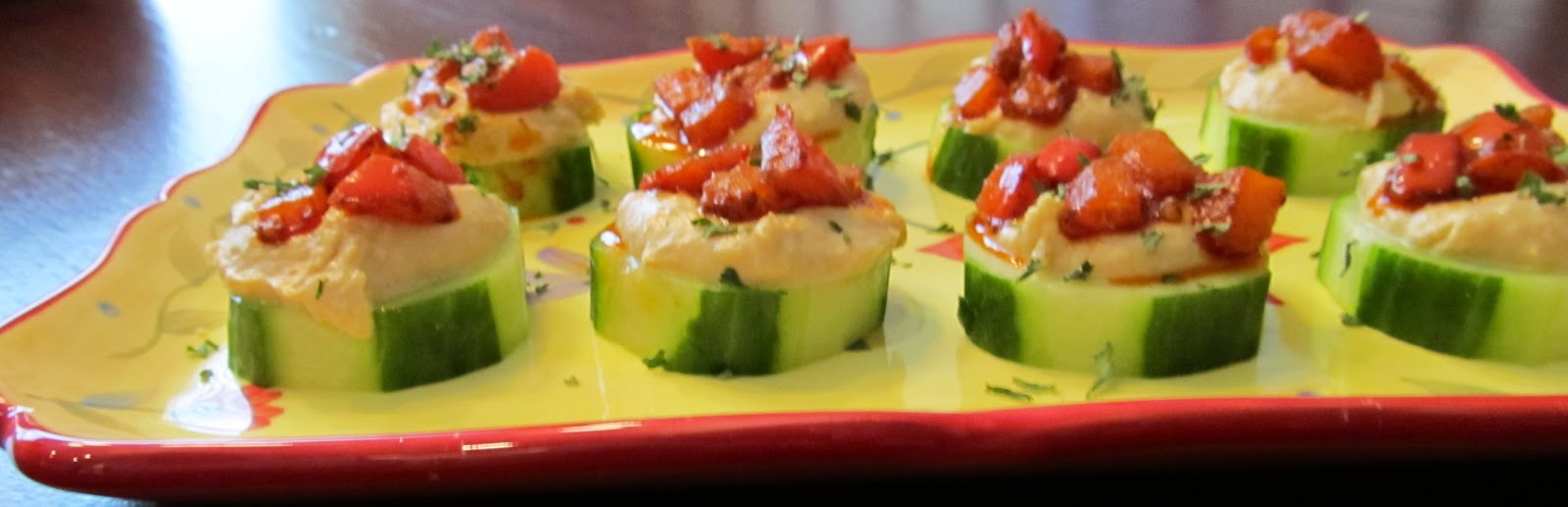 Mediterranean Inspired Food Mediterranean Cucumber Hors d`oeuvres