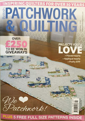 Article - 'First and Last, Frances Meredith,  British Patchwork and Quilting Magazine, February 2018