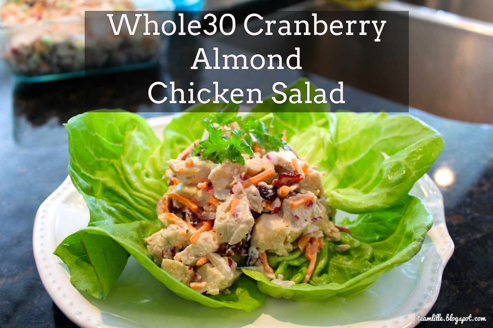 Whole30 Cranberry Almond Chicken Salad