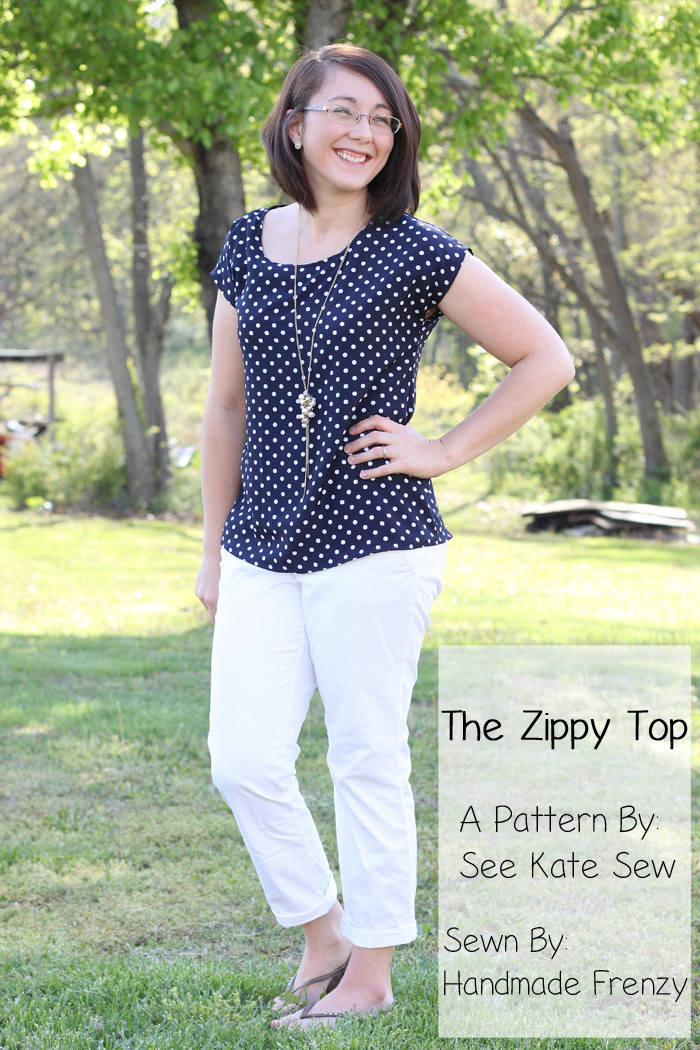 The Zippy Top - A Pattern By See Kate Sew