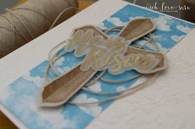 This simple Easter Card features the Easter Blessings and Hope Anchors stamp sets from Fun Stampers Journey.