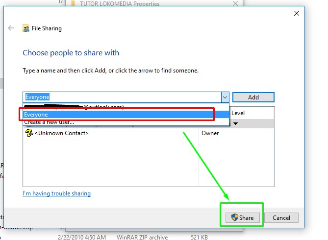 Panduan Lengkap Cara Sharing File Folder Dan Drive Di Windows Kucingtekno Com Panduan Lengkap Cara Sharing File Folder Dan Drive Di Windows Kucingtekno Com