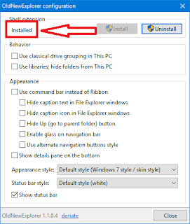 Gambar 3 - Cara Merubah Tampilan File Explorer Windows 8, 8.1, dan 10 Menjadi Gaya Windows 7