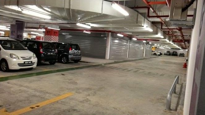 Lots of car park bays