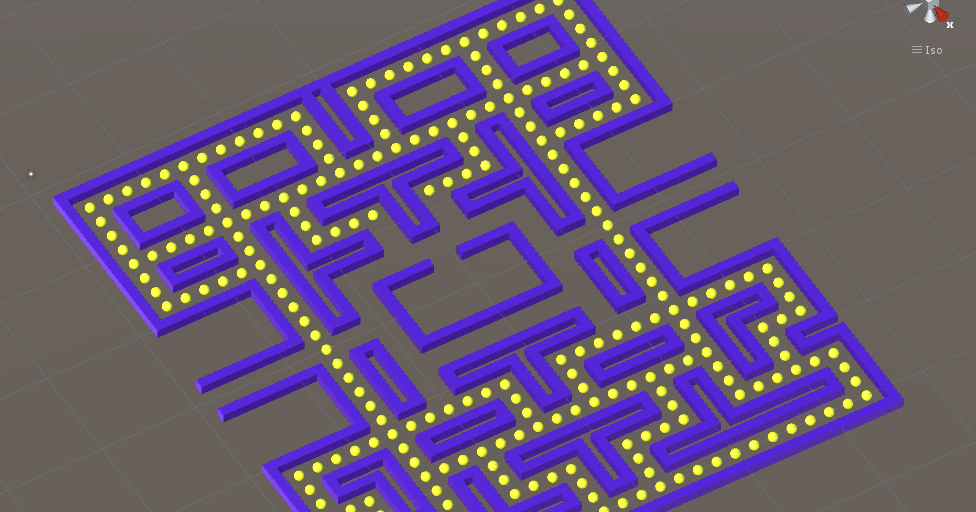 Level Design: Using MS Excel to generate a Pacman map in Unity