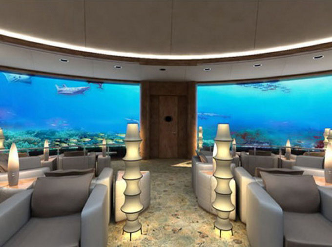 Отель в дубае под водой