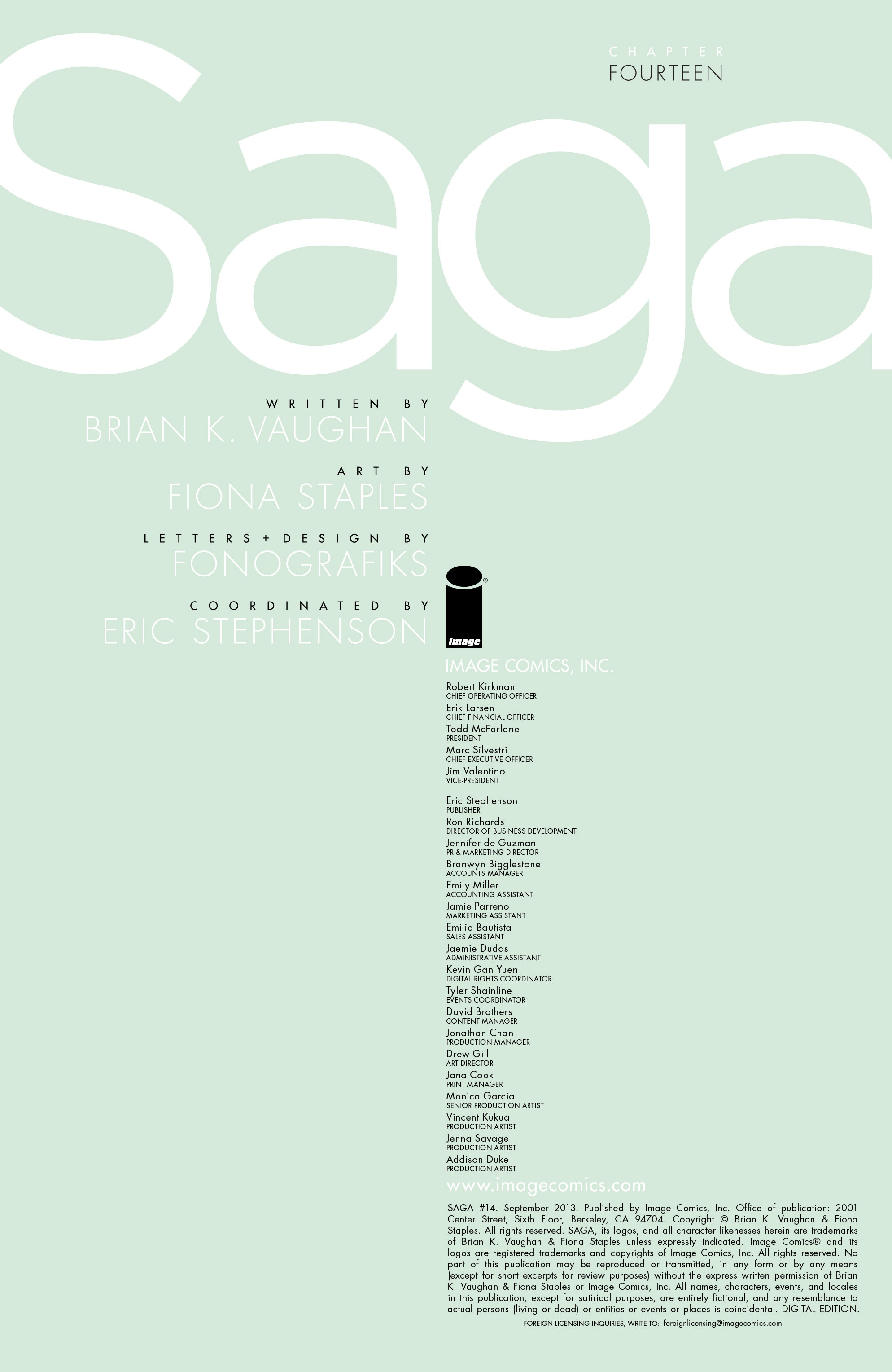 Saga issue 14 - Page 2