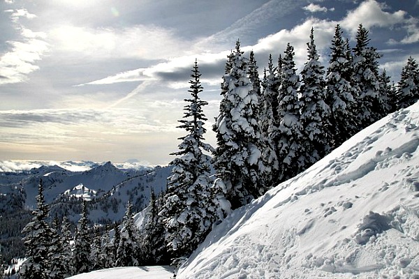 Snowfall near delhi kanatal