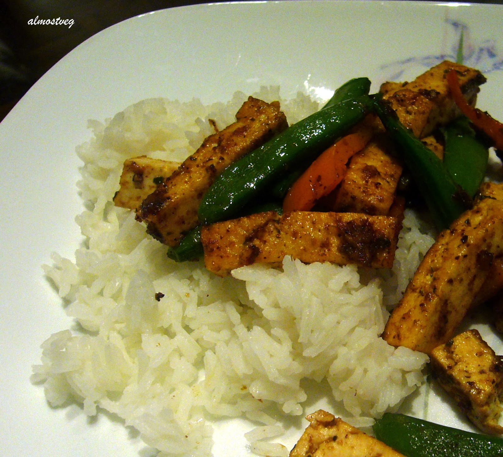 Tofu with black bean garlic sauce