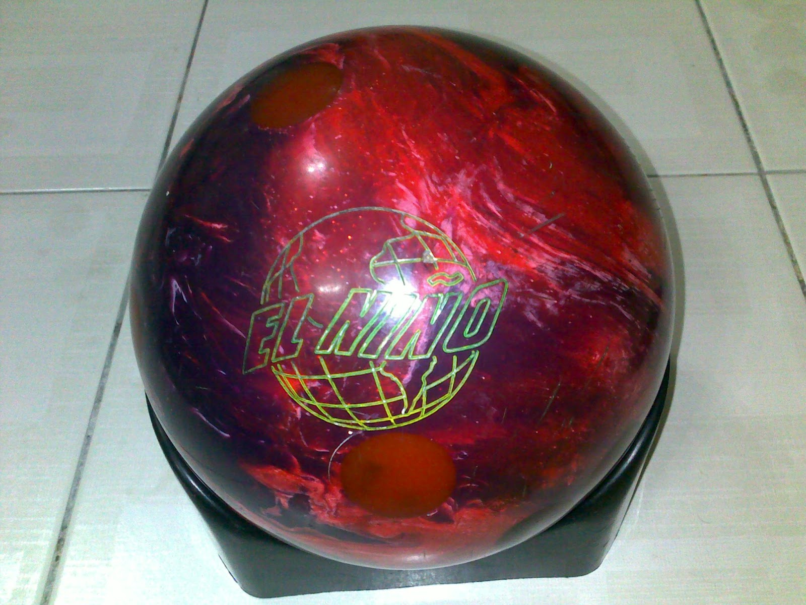 KEDAI BOWLING ONLINE REACTIVE BOWLING BALL STORM ELNINO 11 LBS++