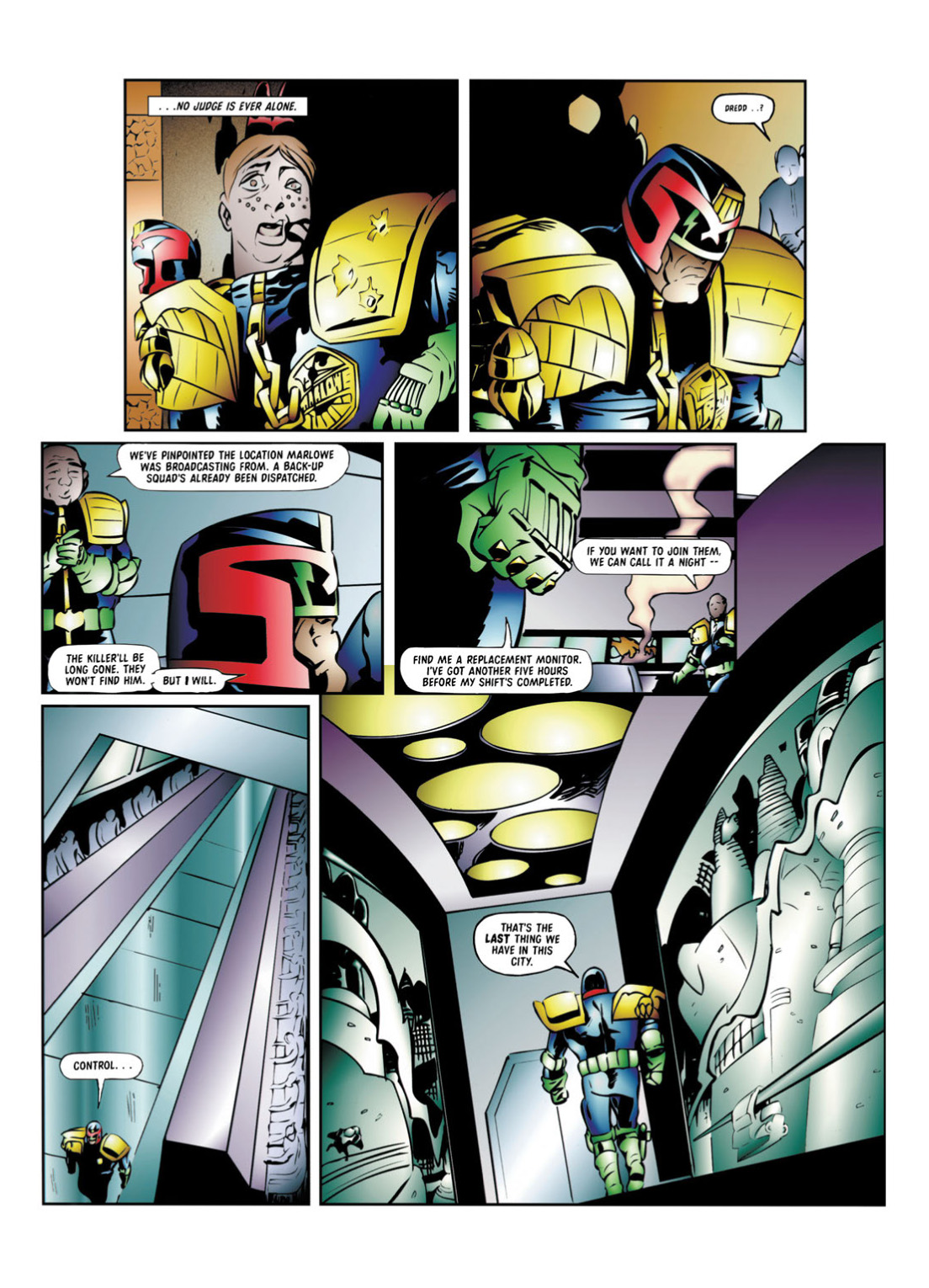 Read online Judge Dredd: The Complete Case Files comic -  Issue # TPB 25 - 319