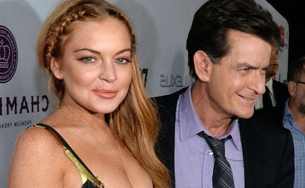 Charlie Sheen espera que Lindsay Lohan continúe sobria