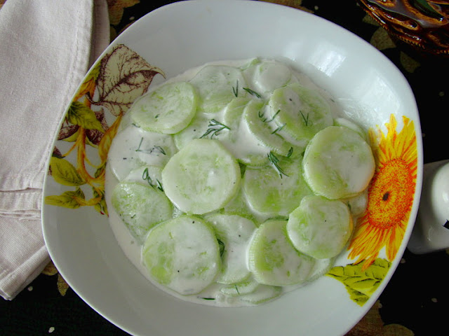 Немецкий огуречный салат (Gurkensalat)