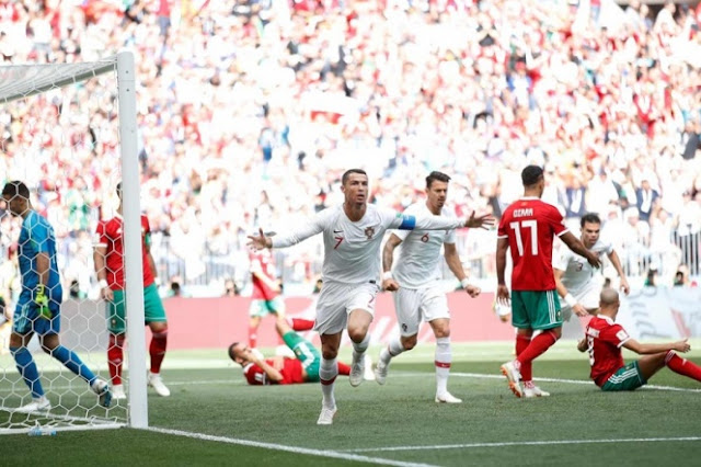 Cristiano vuelve a lucir; Marruecos, primera eliminada